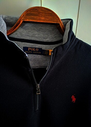 Ralph Lauren Siyah Orijinal Ralph Lauren Sweatshirt