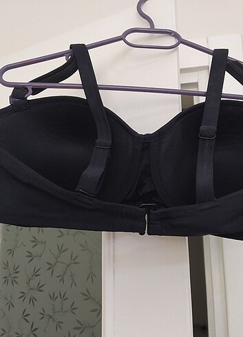 l Beden siyah Renk Bikini üst