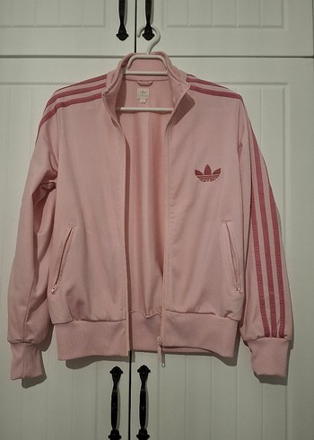 Adidas Pembe Kadın Fermuarlı Spor Ceket eşofman üstü