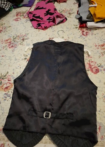 Gri Örgü erkek Yelek mango - Görsel 4