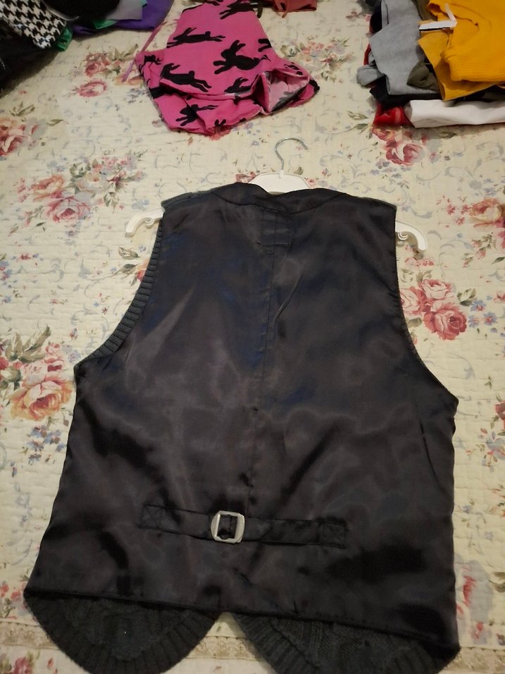 Gri Örgü erkek Yelek mango - Görsel 4