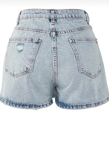 Mavi  Denim Şort Etek - Görsel 2