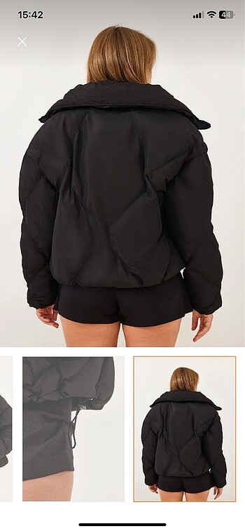 m Beden Oversize Şişme Mont