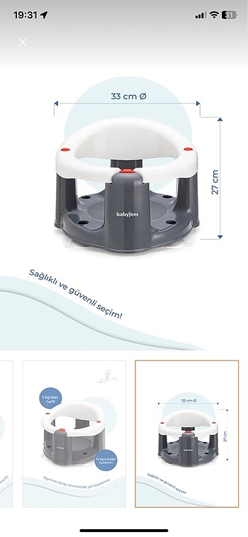 Banyo Mama Oturağı - Görsel 3