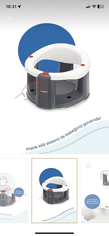 Banyo Mama Oturağı - Görsel 2