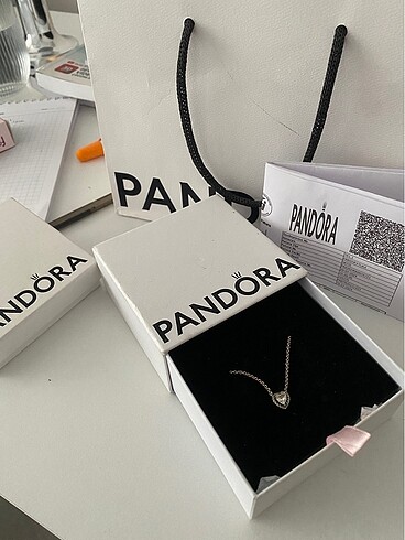 Pandora Asil Kalp Kolye - Görsel 2