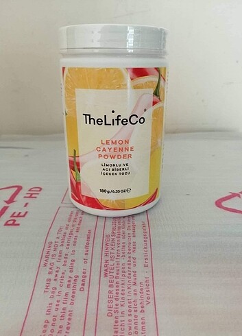 TheLifeCo Limonlu Acıbiberli içecek