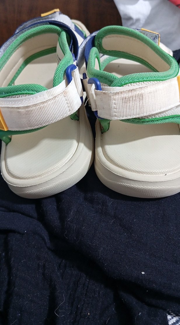 Çok Renkli Erkek Spor Sandaletler Velcro - Görsel 5