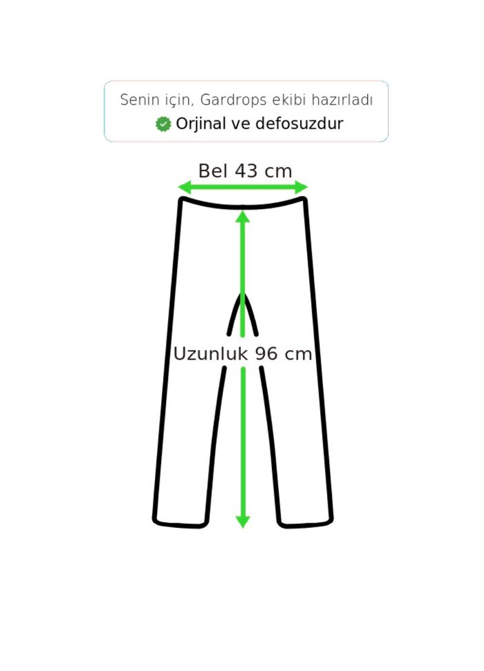 Siyah Beli Kemerli Rahat Kesim Zara Kadın Pantolon - Görsel 4