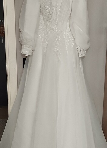 Giyilmemiş özel dikim gelinlik  - Görsel 2