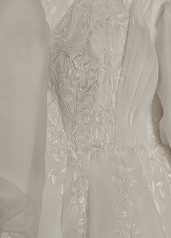 Giyilmemiş özel dikim gelinlik  - Görsel 3