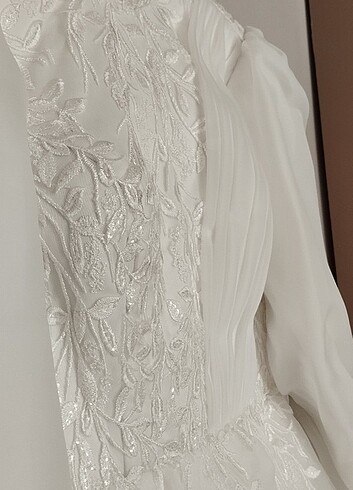 Giyilmemiş özel dikim gelinlik  - Görsel 5