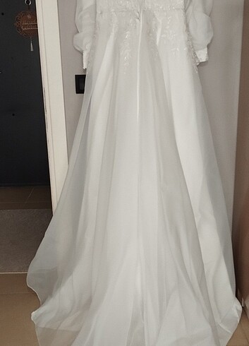 Giyilmemiş özel dikim gelinlik  - Görsel 8