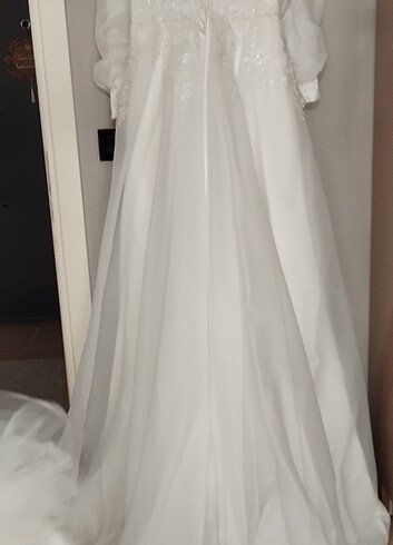 Giyilmemiş özel dikim gelinlik  - Görsel 10