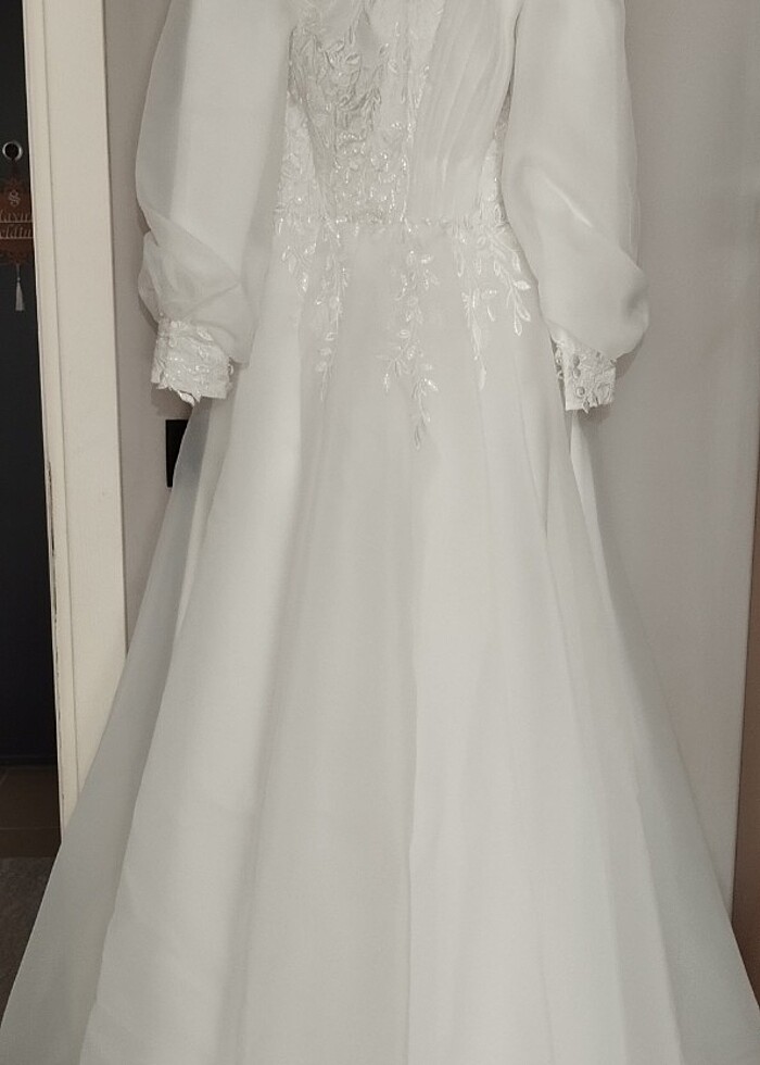 Giyilmemiş özel dikim gelinlik  - Görsel 2