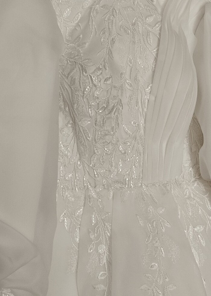 Giyilmemiş özel dikim gelinlik  - Görsel 3