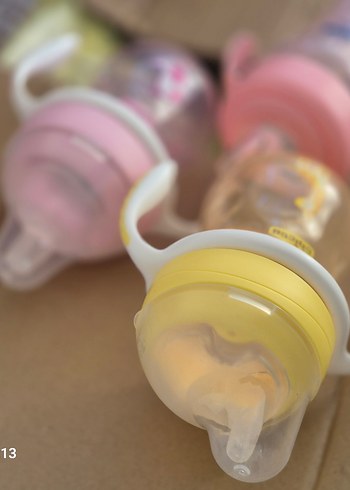 Pembe Bebek Biberonu 2 adet 2'li Set ve 1 adet tek - Görsel 8