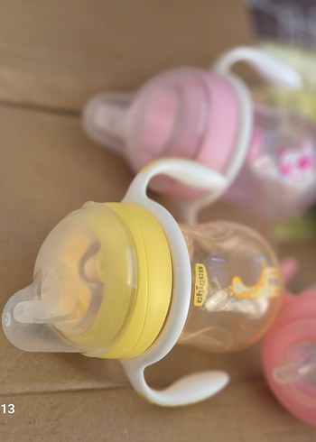 Pembe Bebek Biberonu 2 adet 2'li Set ve 1 adet tek - Görsel 7