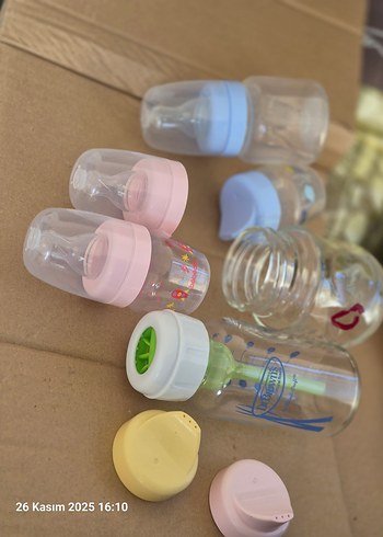 Pastel Mavi Bebek Biberon Seti - Görsel 2