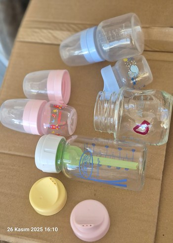 Pastel Mavi Bebek Biberon Seti - Görsel 3