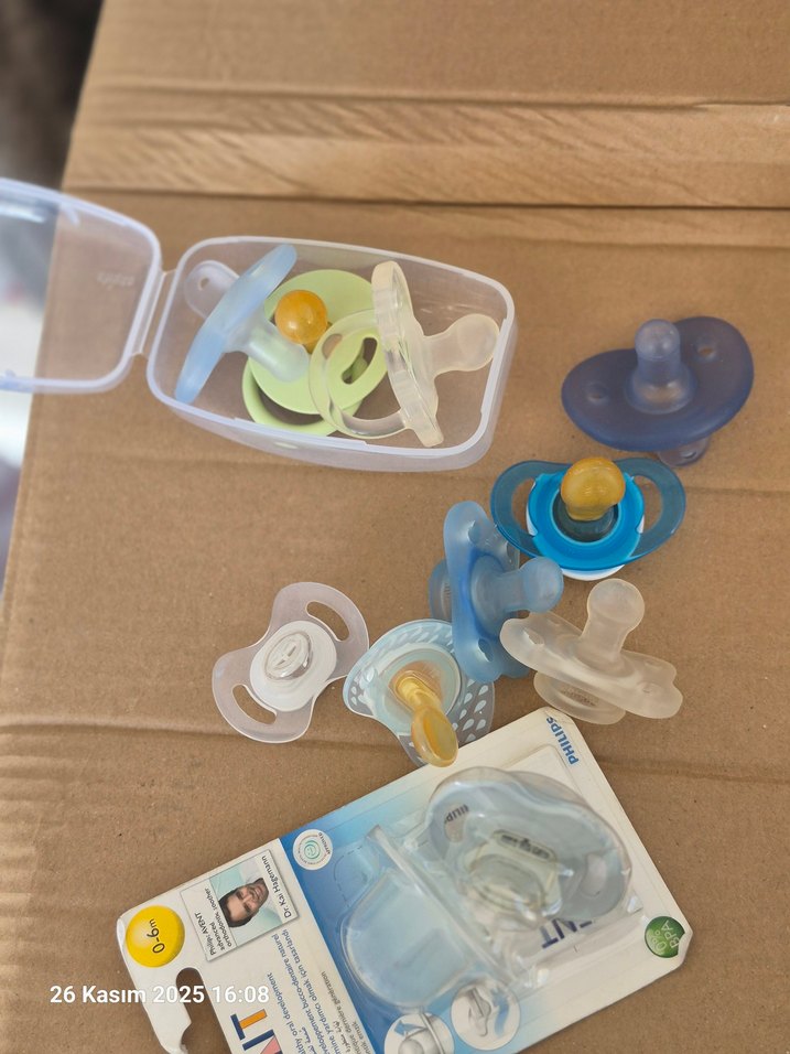 Pastel Mavi Bebek Biberon Seti - Görsel 5