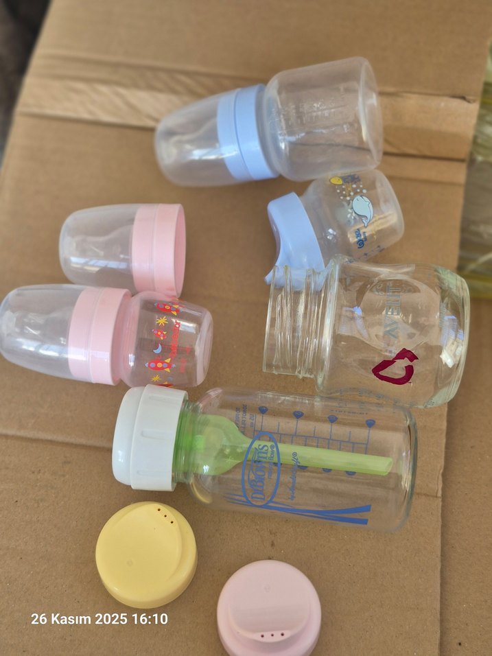 Pastel Mavi Bebek Biberon Seti - Görsel 4