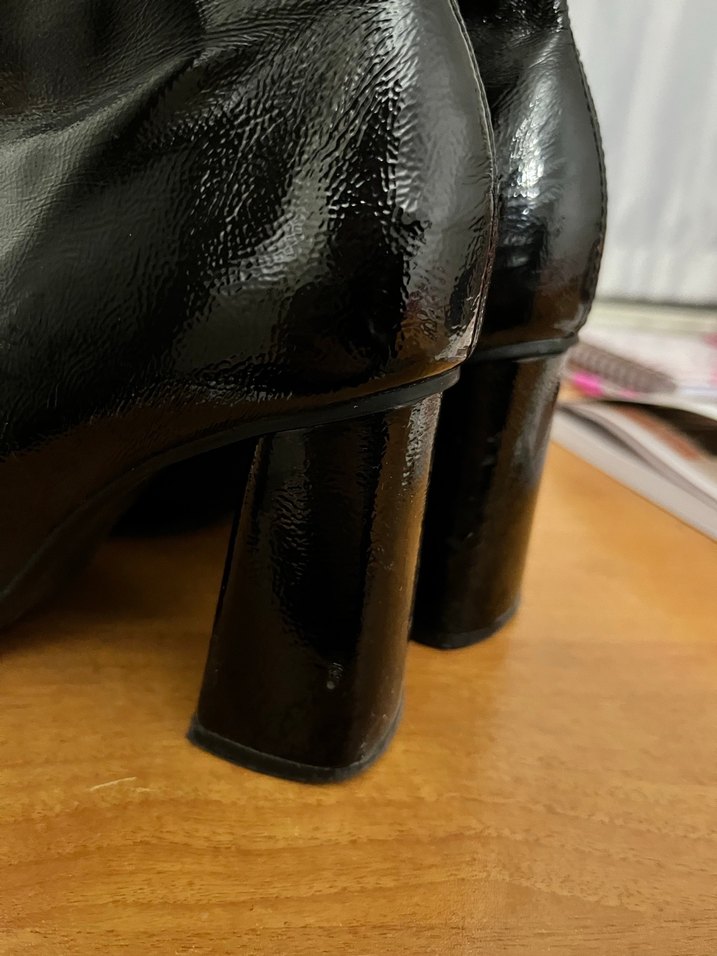 Siyah Rugan Stradivarius Kadın Topuklu Bot - Görsel 3