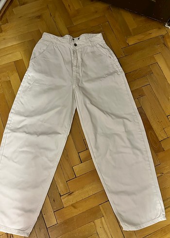 Beyaz havuc Kadın Pantolon - Görsel 5