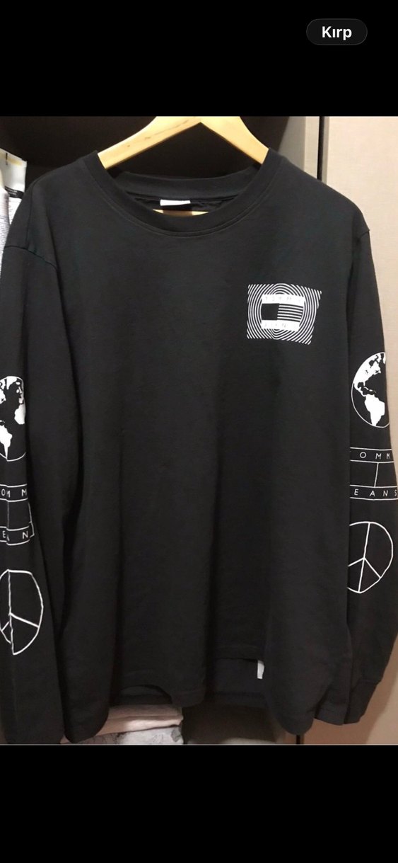 Tommy Jeans Siyah Baskılı Sweatshirt - Görsel 2