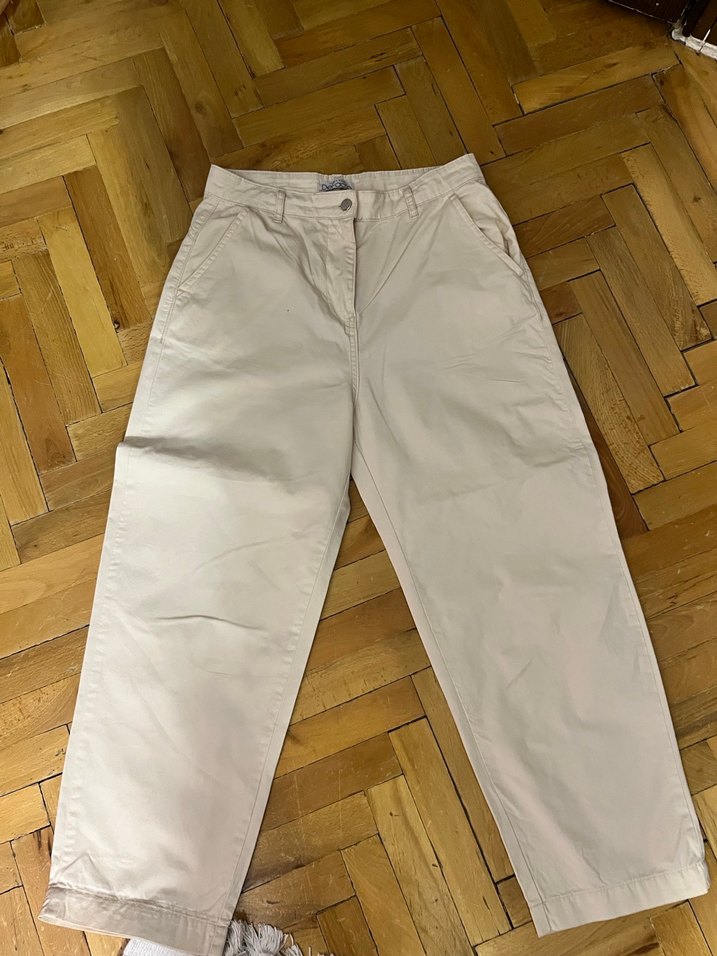 Bej KadınKumaş Pantolon - Görsel 2