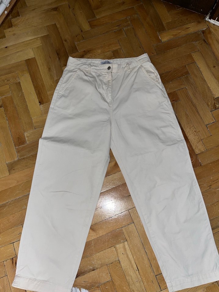 Bej KadınKumaş Pantolon - Görsel 4