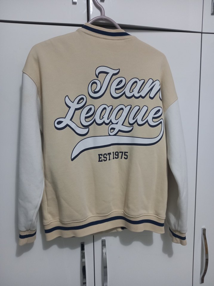 Bej Baskılı Uzun Kollu 13  14yas kiz cocuk - Görsel 5