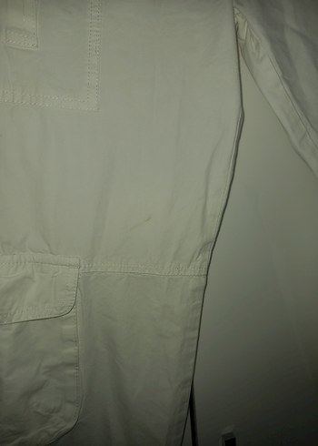 Beyaz renkli zara marka 11 12 yas pantolon - Görsel 2