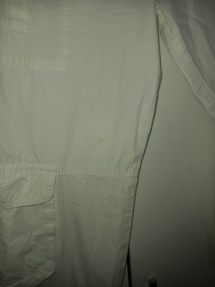 Beyaz renkli zara marka 11 12 yas pantolon - Görsel 2