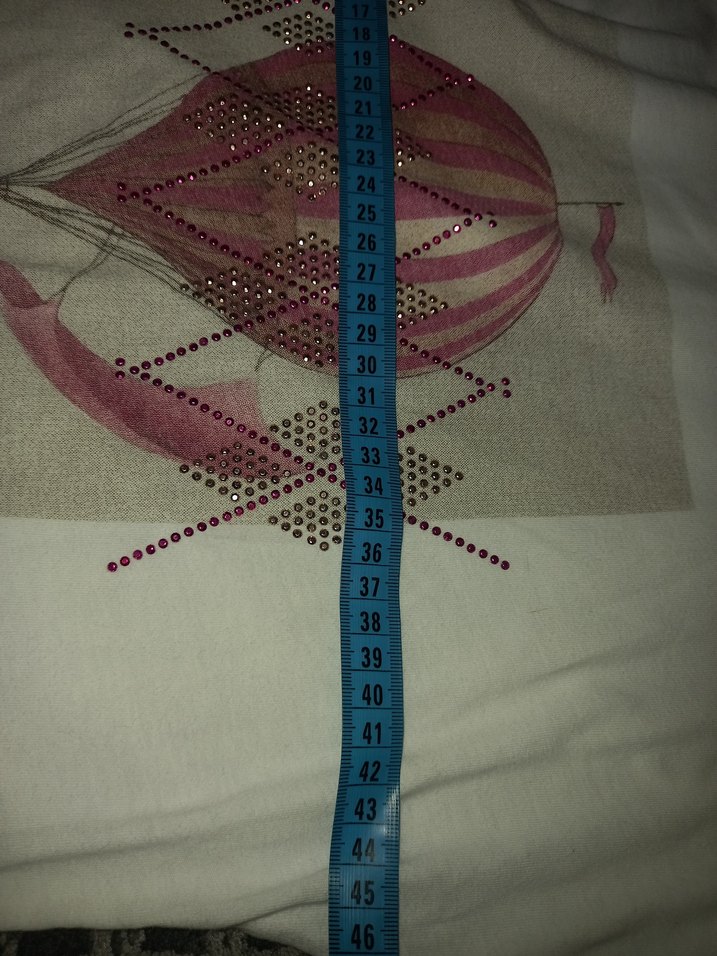 Baskılı Beyaz Uzun Kollu Pamuklu Tişört tyes marka 14 yas - Görsel 5