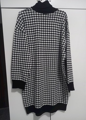 Gri Boğazlı Triko Kadın Tunik fabrika marka l beden - Görsel 4