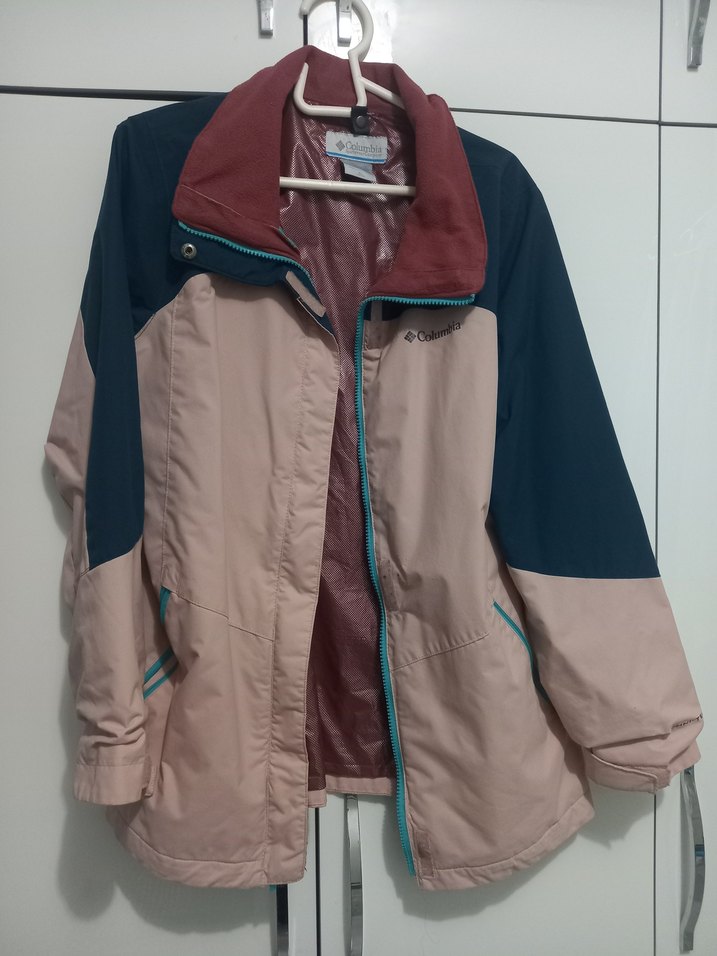 Columbia Renk Bloklu Midi Kadın Ceket - Görsel 2