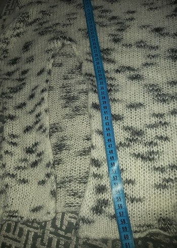 Gri Örgü Kadın Triko Kazak m beden zara - Görsel 6