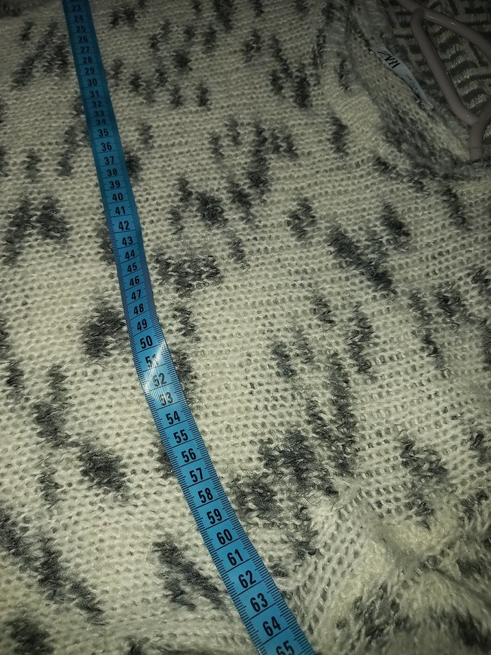 Gri Örgü Kadın Triko Kazak m beden zara - Görsel 5