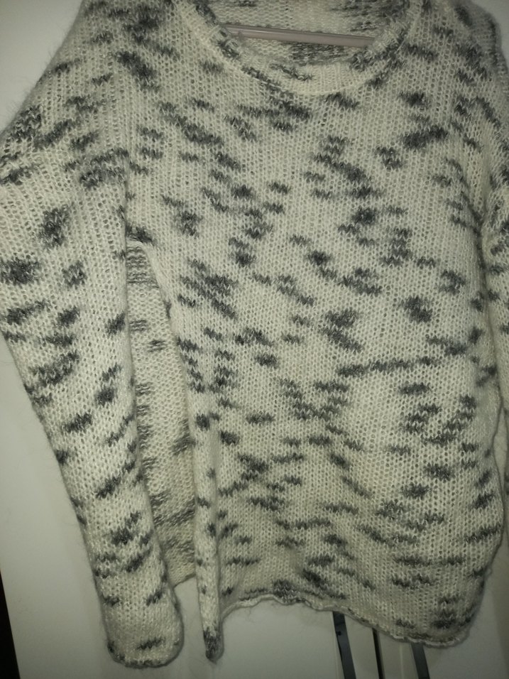 Gri Örgü Kadın Triko Kazak m beden zara - Görsel 2