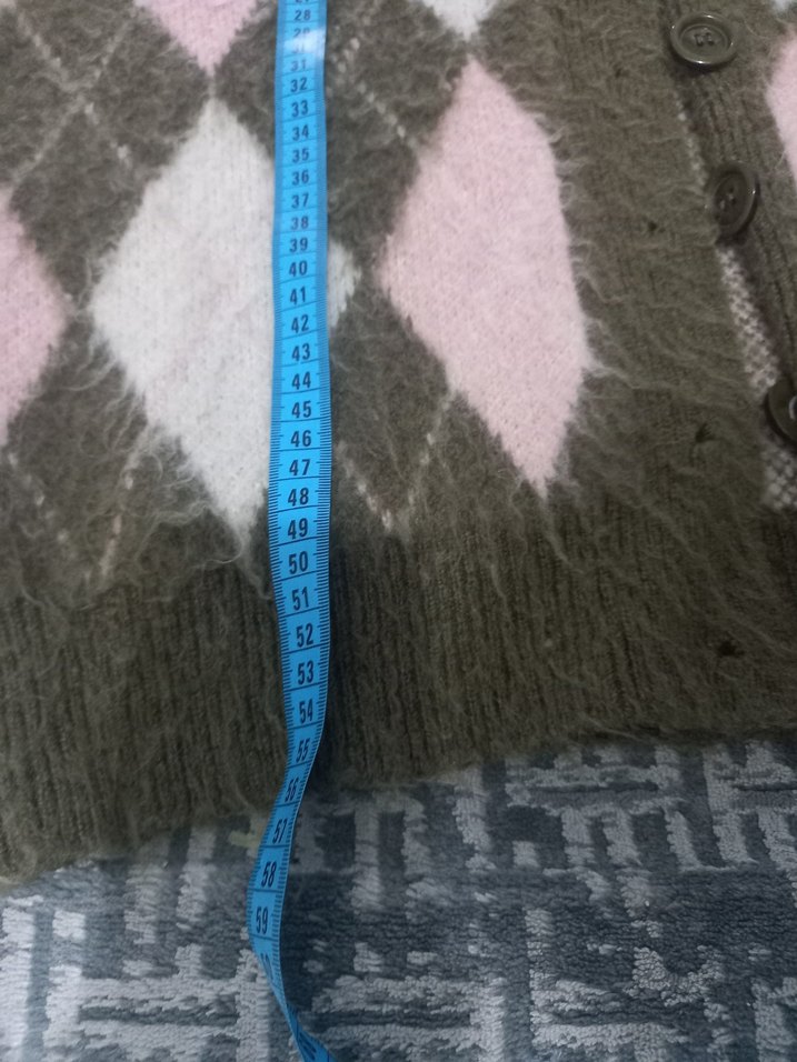 Kadın Bohem Rahat Triko Hırka m beden - Görsel 5