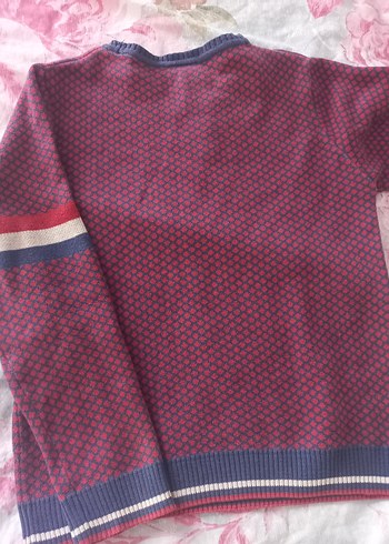 Kırmızı USPA Erkek Çocuk Triko Kazak 6 7 yas - Görsel 6