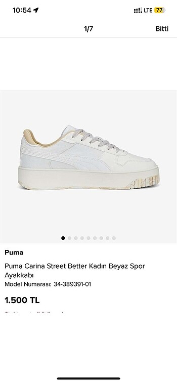 Puma Carina Street Better Kadın spor ayakkabı