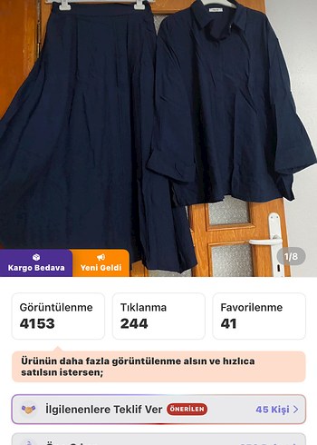 Kadın Mavi Piliseli Mini Elbise