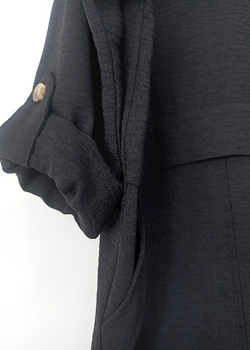 42 Beden siyah Renk DeFacto Bayan Oversize Tunik
