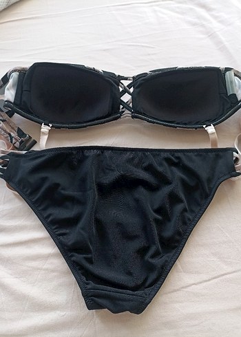 38 Beden kahverengi Renk LCW Bayan Bikini Takım