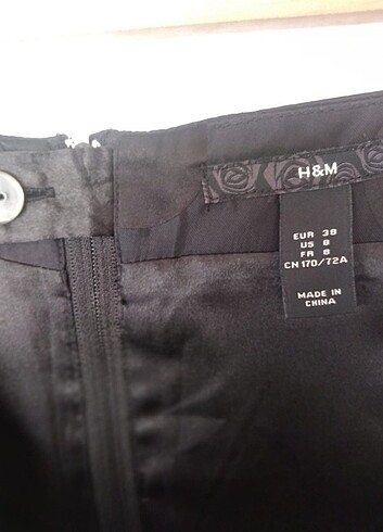 38 Beden siyah Renk H&m kadın etek