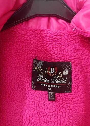 5 Yaş Beden pembe Renk LCW Kız Çocuk Mont
