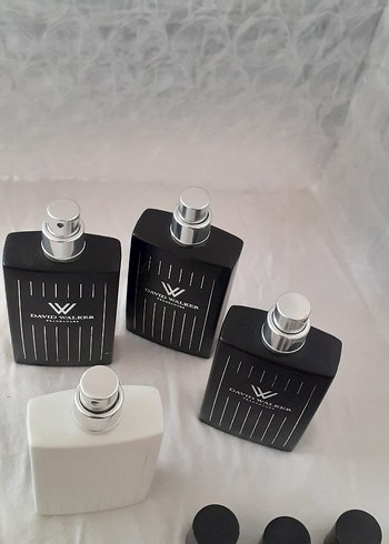 David Walker Modern Classic Erkek Parfümü  4 Adet Boş Şişe - Görsel 3