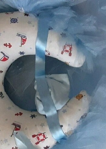 Yeni doğan erkek bebek kapı süsü - Görsel 6